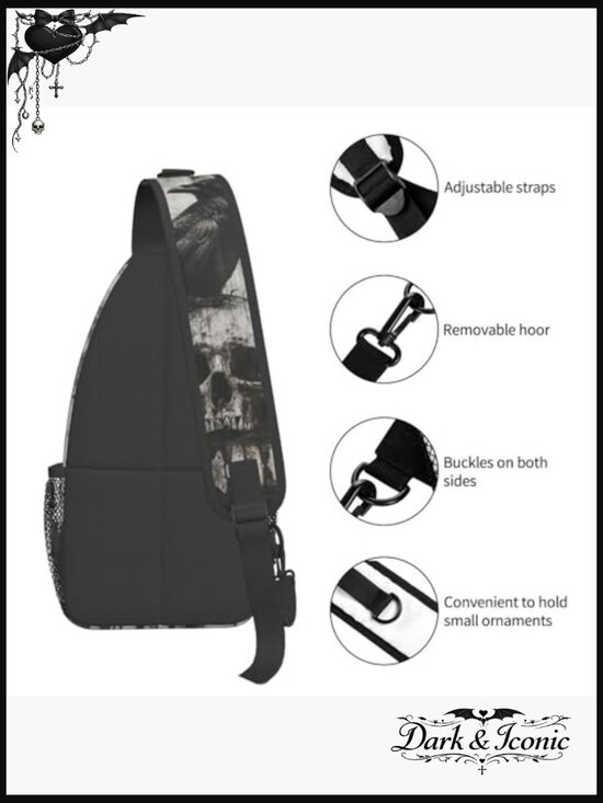 Lightweight Waterproof Sling Backpack Daypack Crossbody Bag for Hiking Travel